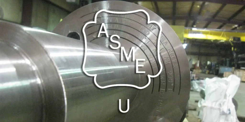 ASME code stamped roll